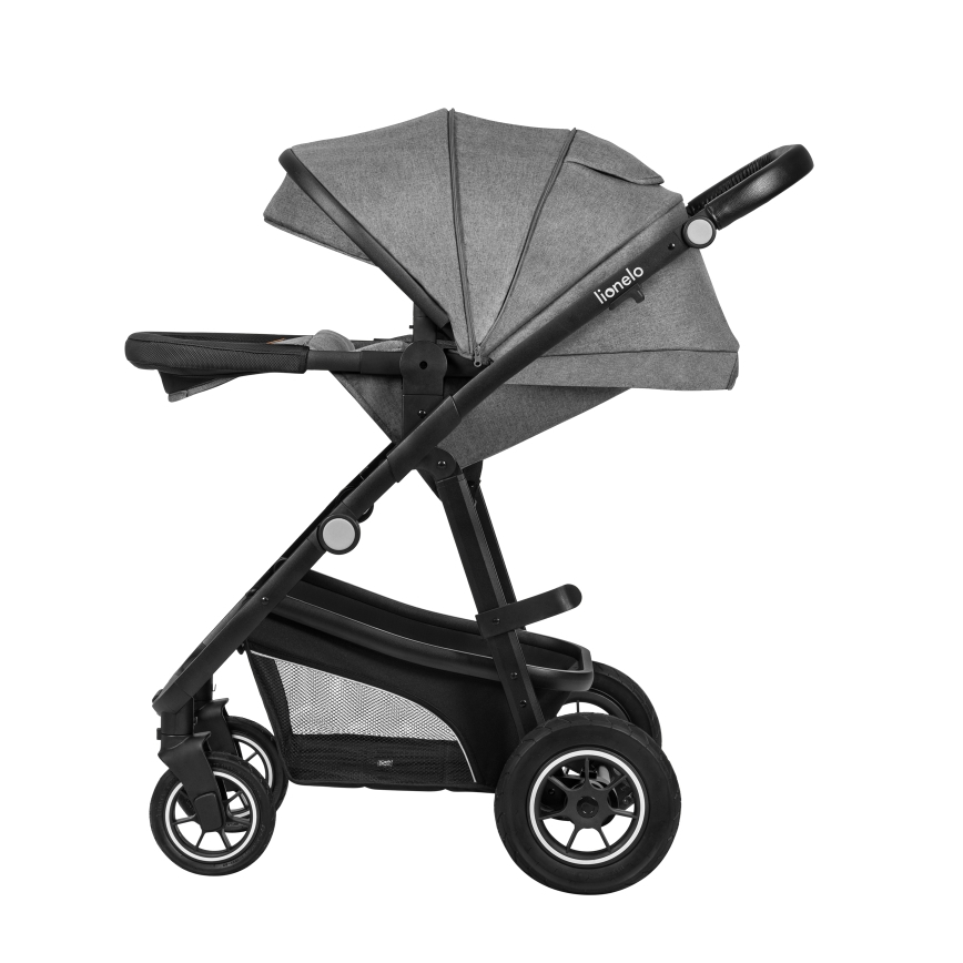 Lionelo - 3-in-1 Combination Stroller BIANKA Grey Stone