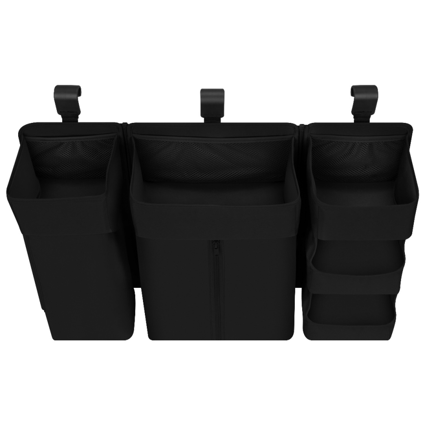 Lionelo - 3-in-1 SIDEPOCKET Crib Organizer, Black