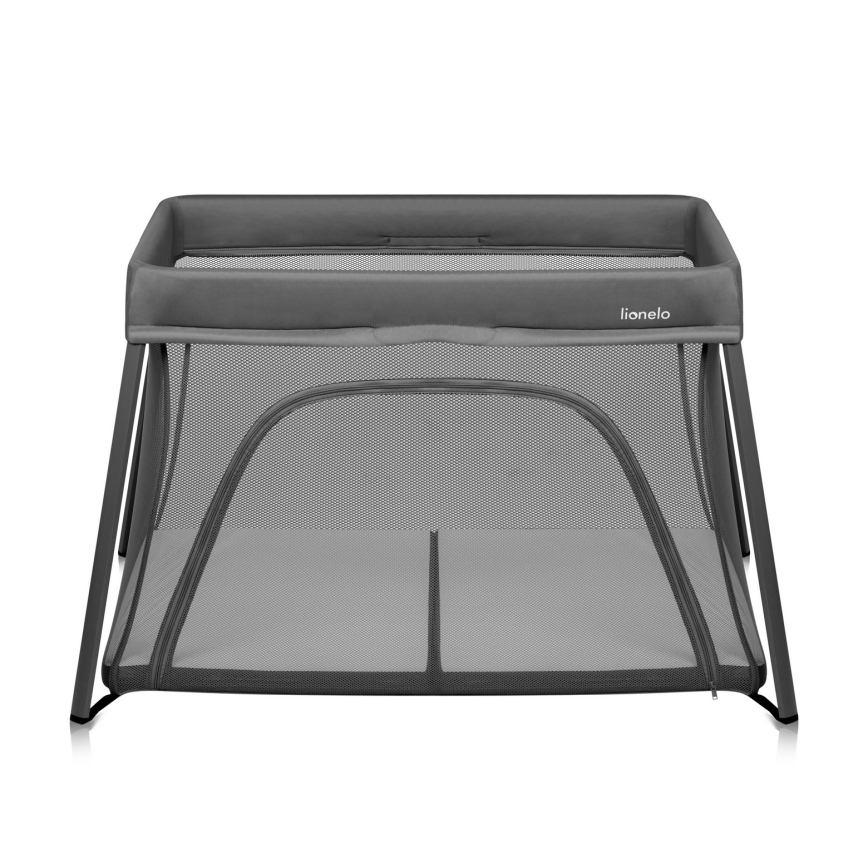 Lionelo - 3-in-1 Travel Cot ALICE Grey