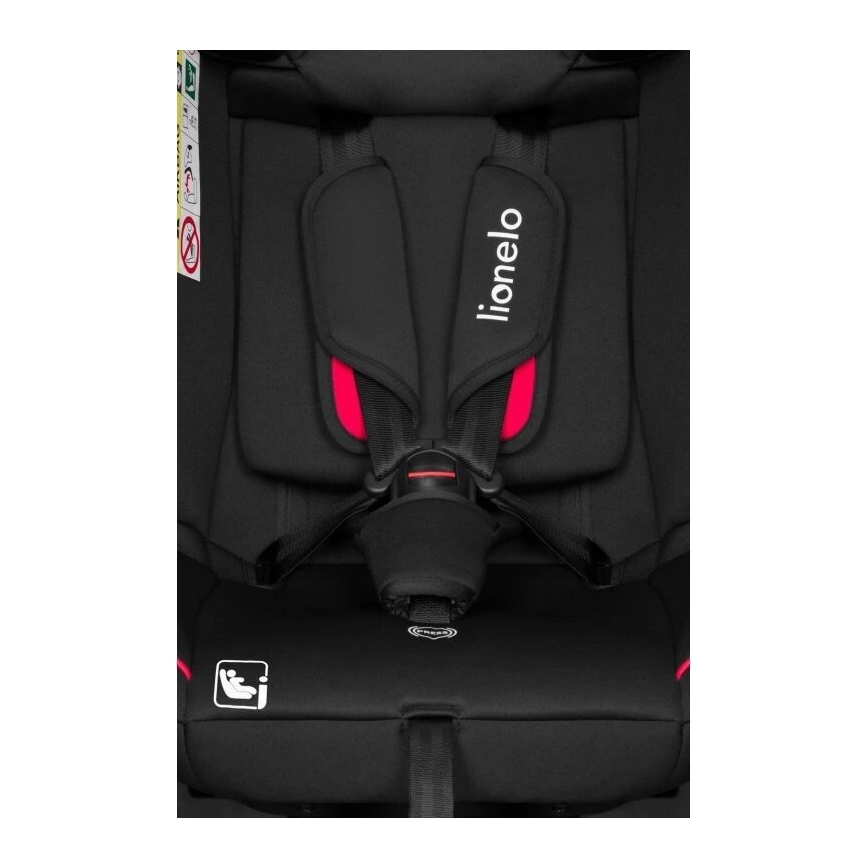 Lionelo - AART i-Size Car Seat 40-150 cm Black/Red