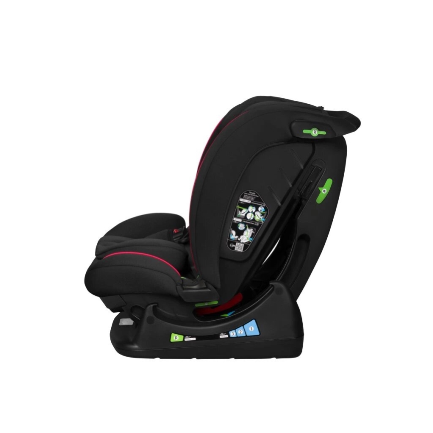 Lionelo - AART i-Size Car Seat 40-150 cm Black/Red