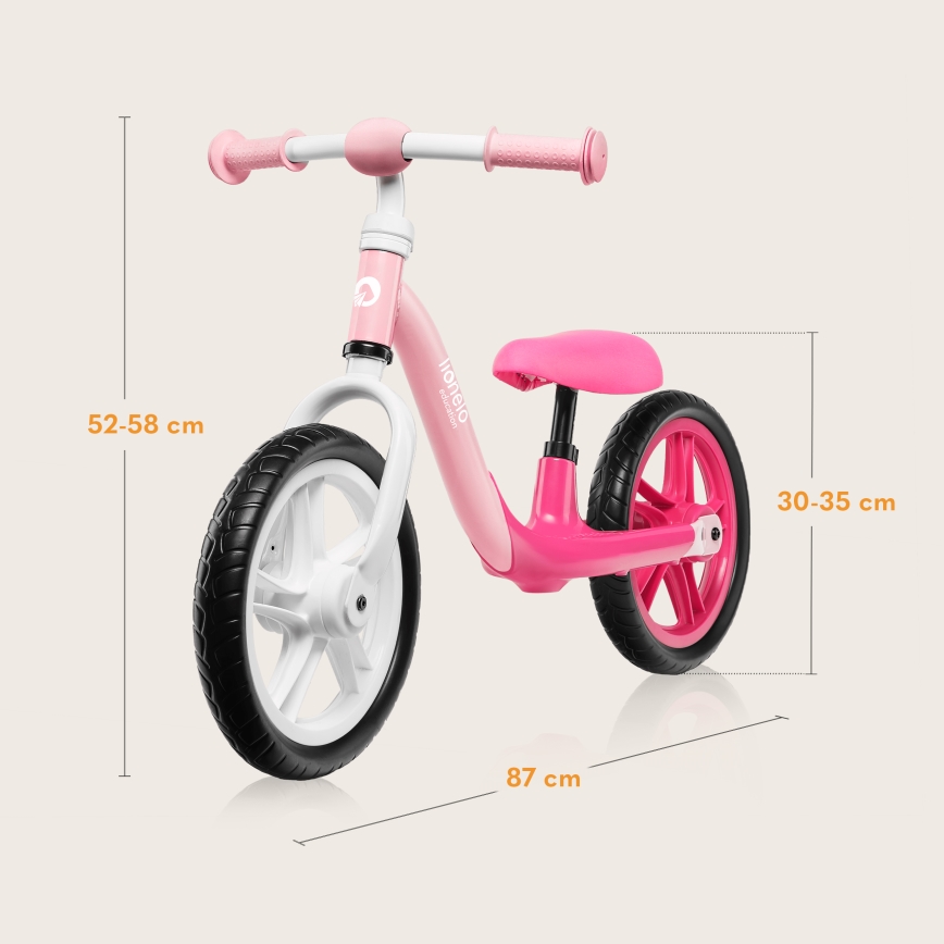 Lionelo - ALEX Bubblegum Balance Bike