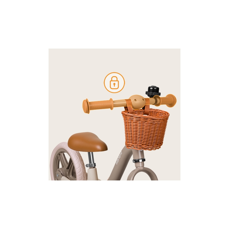 Lionelo - ALEX PLUS Balance Bike, Beige