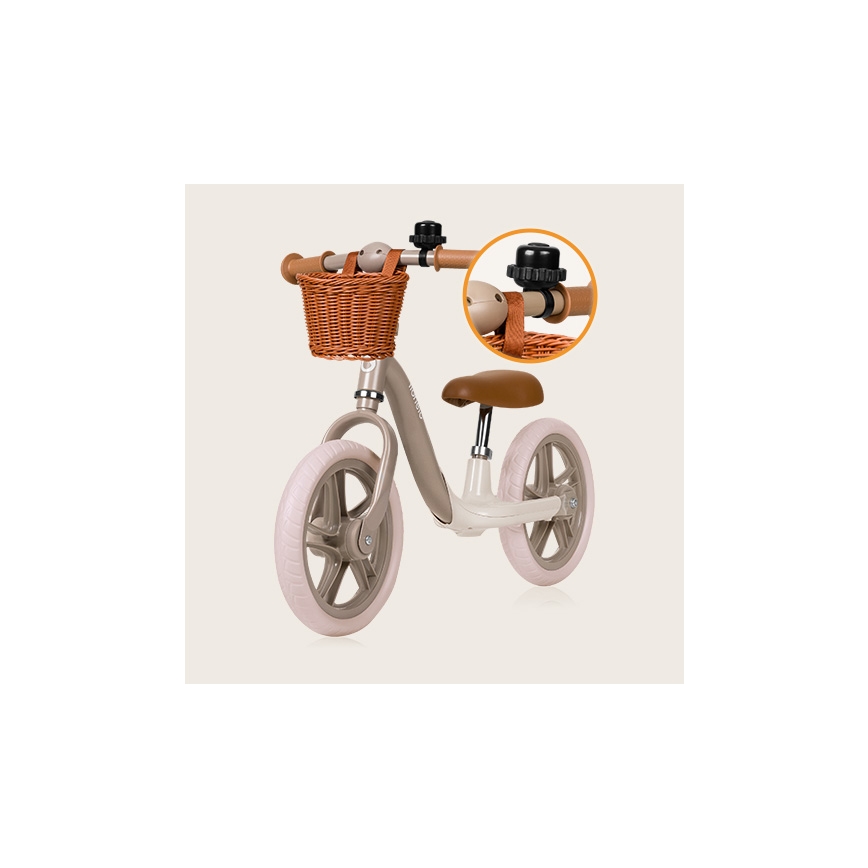 Lionelo - ALEX PLUS Balance Bike, Beige