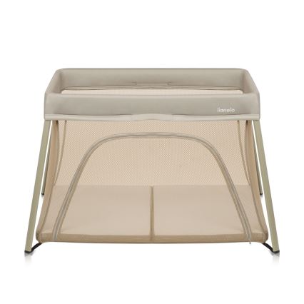 Lionelo - ALICE 3-in-1 Travel Cot Beige Olive