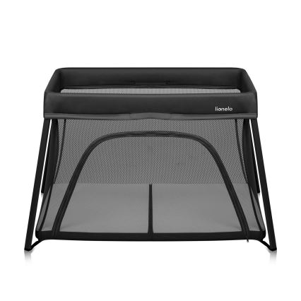 Lionelo - ALICE 3-in-1 Travel Cot Black