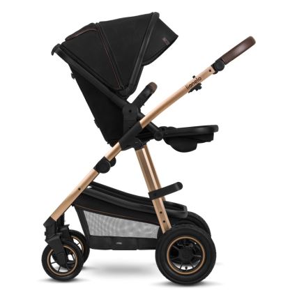 Lionelo - AMBER 2-in-1 Combination Stroller, Black Onyx