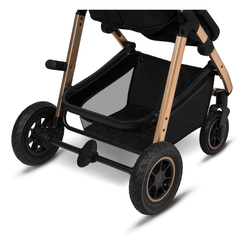 Lionelo - AMBER 2-in-1 Combination Stroller, Black Onyx