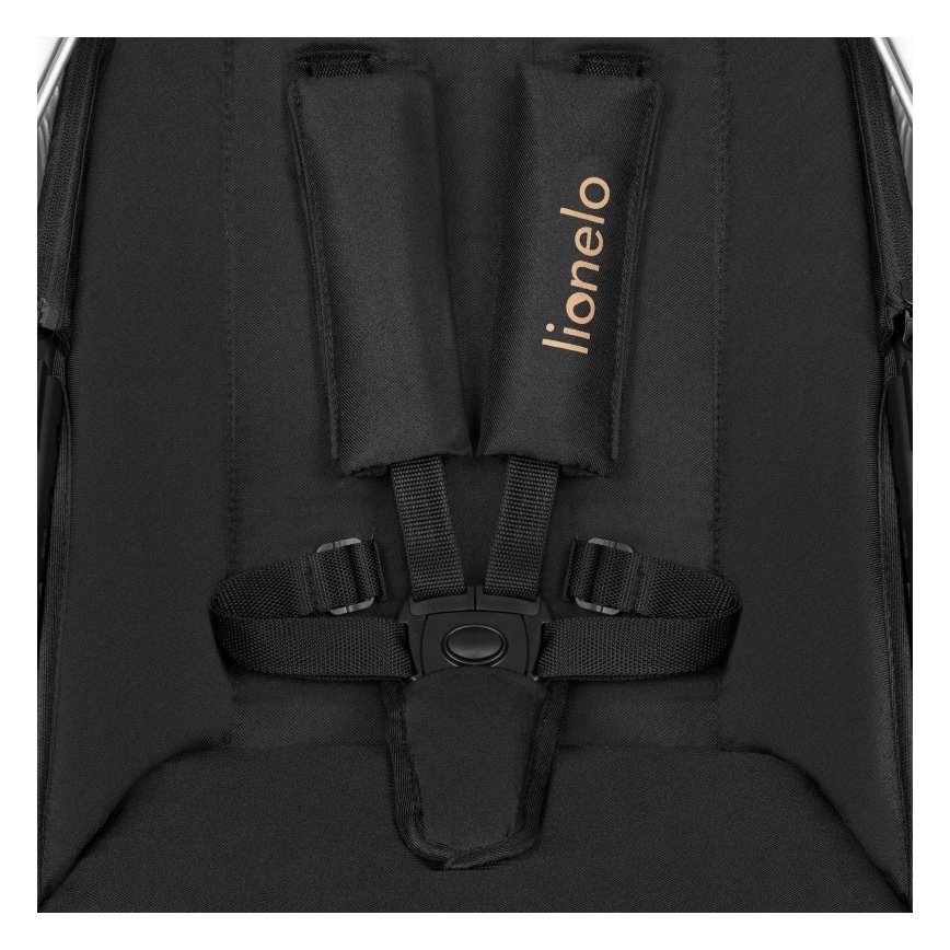 Lionelo - AMBER 2-in-1 Combination Stroller, Black Onyx