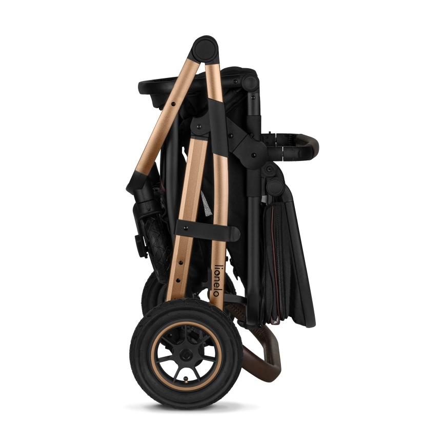 Lionelo - AMBER 2-in-1 Combination Stroller, Black Onyx