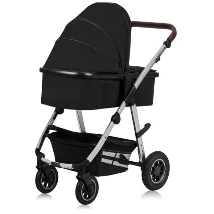Lionelo - AMBER 2-in-1 Combination Stroller Black Silver