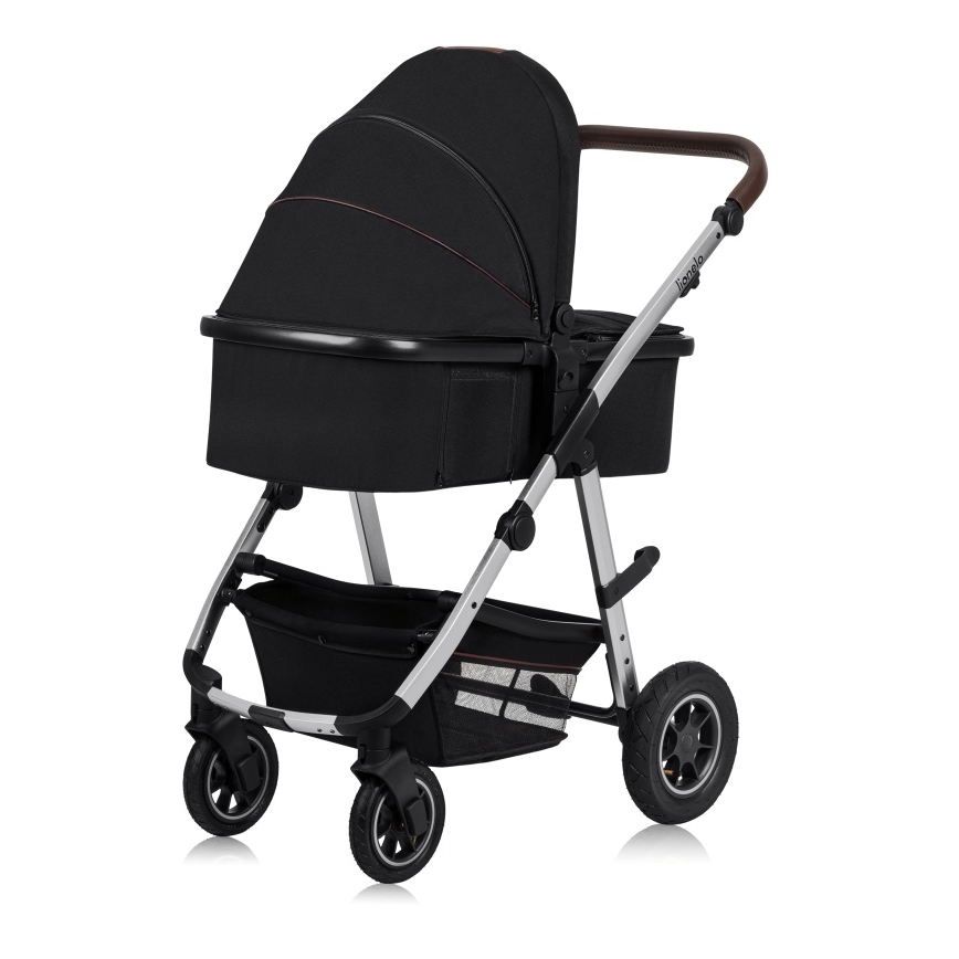 Lionelo - AMBER 2-in-1 Combination Stroller Black Silver