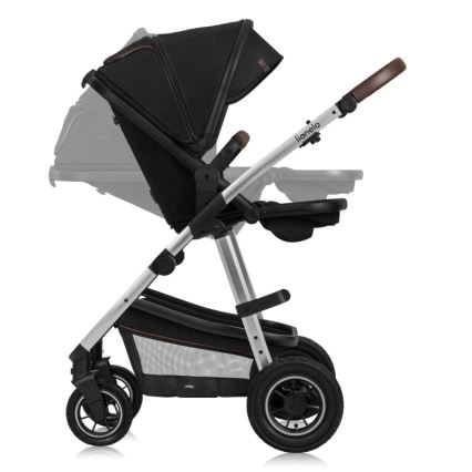 Lionelo - AMBER 2-in-1 Combination Stroller Black Silver