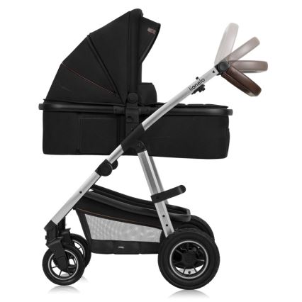 Lionelo - AMBER 2-in-1 Combination Stroller Black Silver