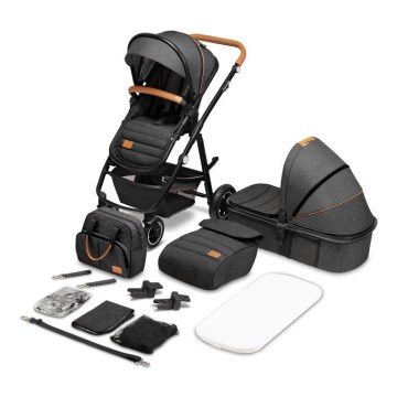 Lionelo - AMBER 2-in-1 Combination Stroller, Grey Graphite
