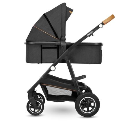 Lionelo - AMBER 2-in-1 Combination Stroller, Grey Graphite