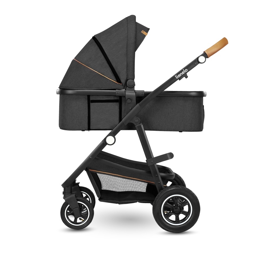 Lionelo - AMBER 2-in-1 Combination Stroller, Grey Graphite