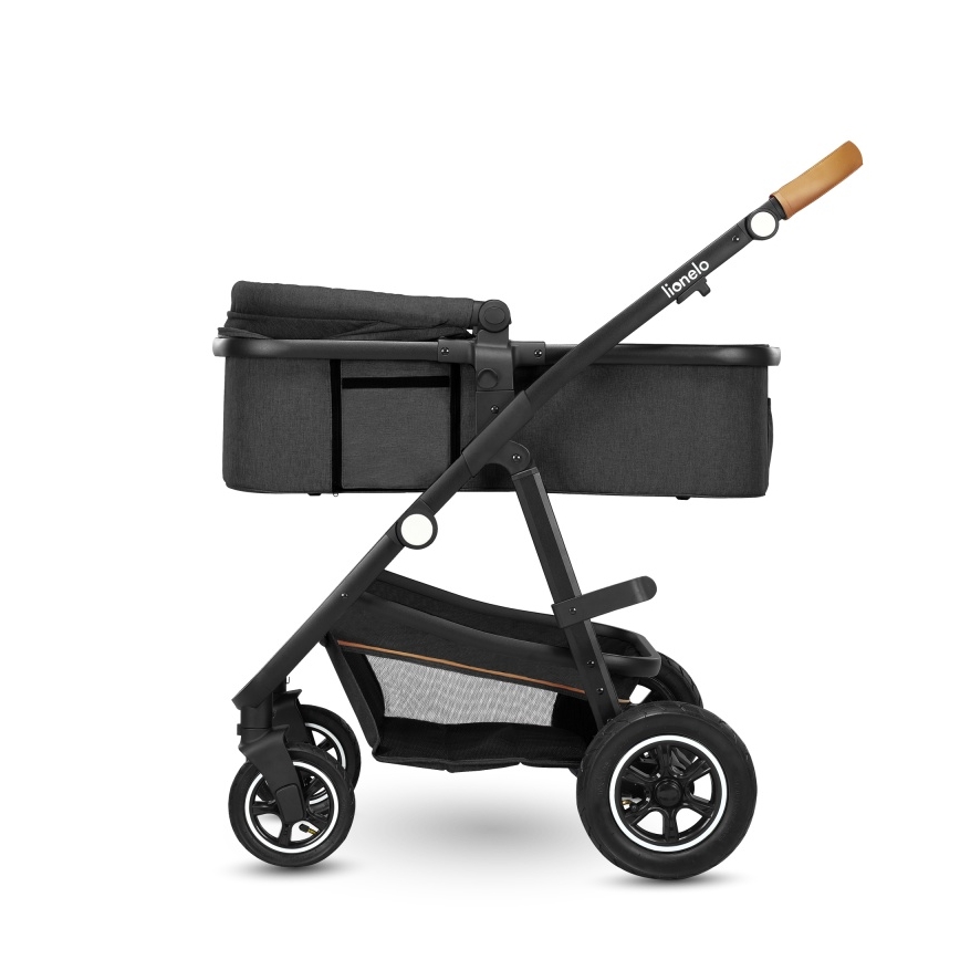Lionelo - AMBER 2-in-1 Combination Stroller, Grey Graphite