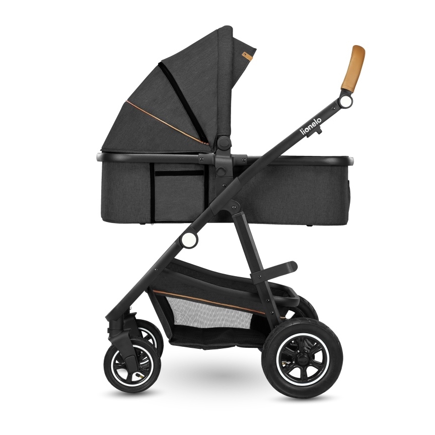 Lionelo - AMBER 2-in-1 Combination Stroller, Grey Graphite
