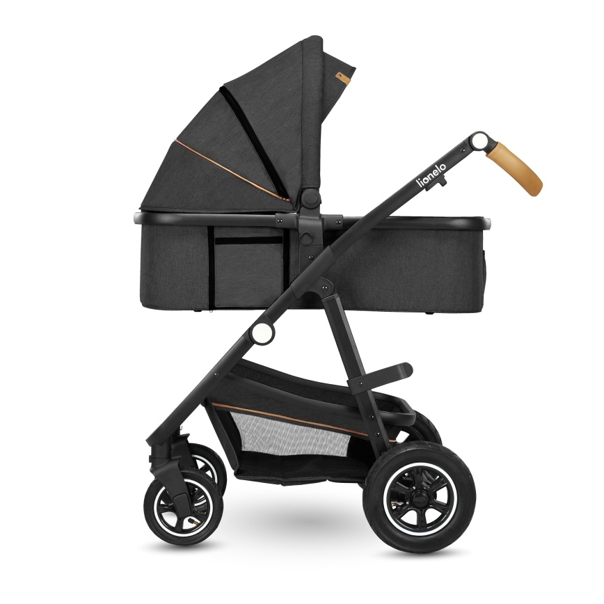 Lionelo - AMBER 2-in-1 Combination Stroller, Grey Graphite