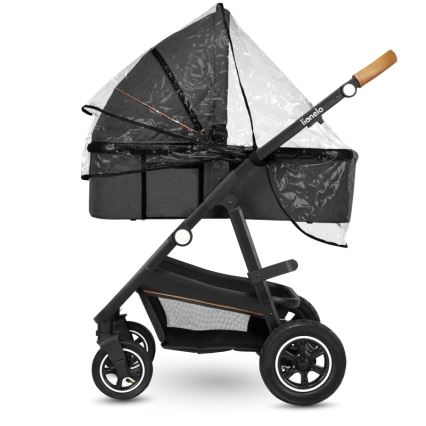Lionelo - AMBER 2-in-1 Combination Stroller, Grey Graphite