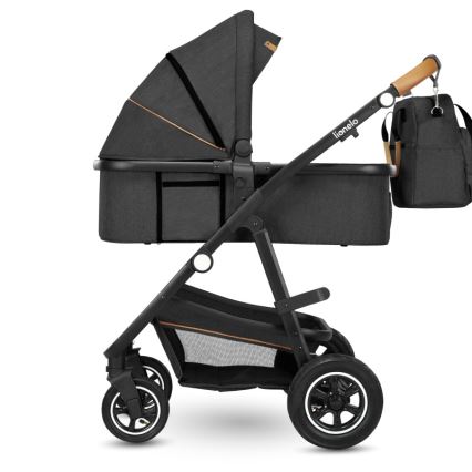 Lionelo - AMBER 2-in-1 Combination Stroller, Grey Graphite