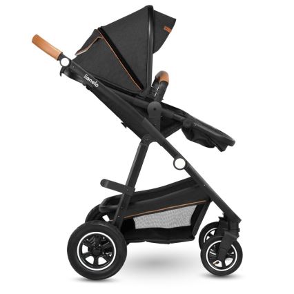 Lionelo - AMBER 2-in-1 Combination Stroller, Grey Graphite