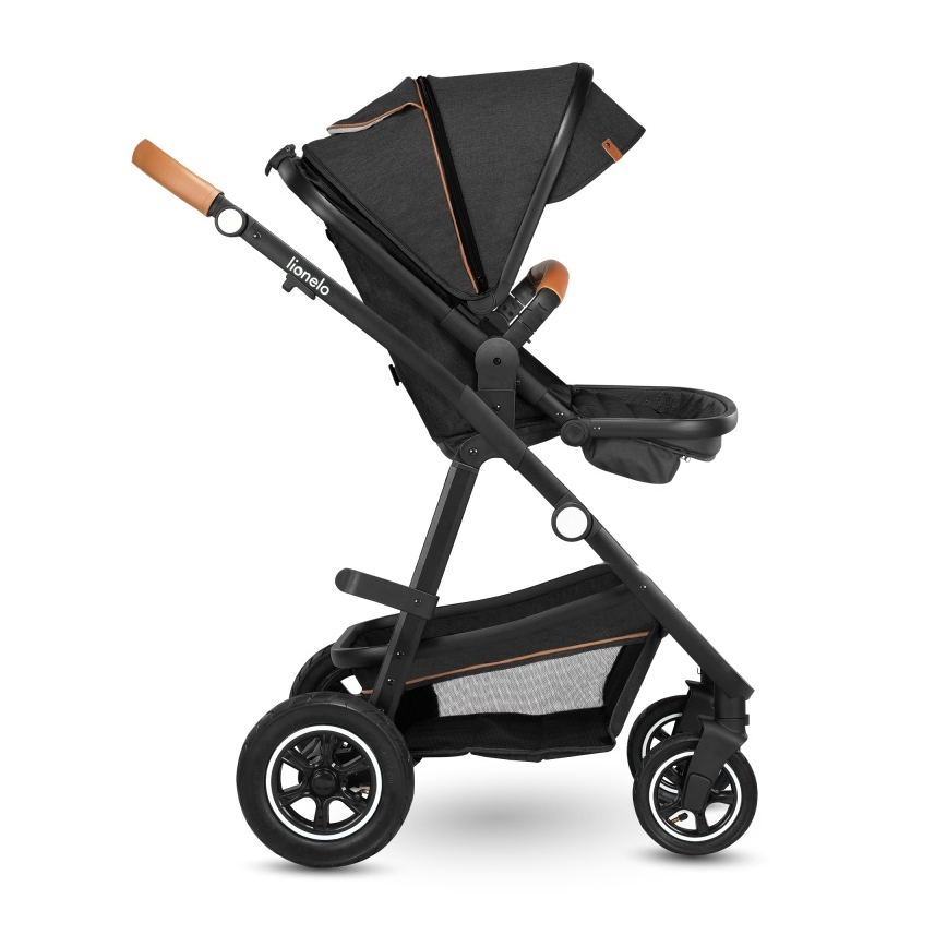 Lionelo - AMBER 2-in-1 Combination Stroller, Grey Graphite