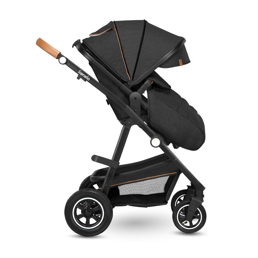 Lionelo - AMBER 2-in-1 Combination Stroller, Grey Graphite