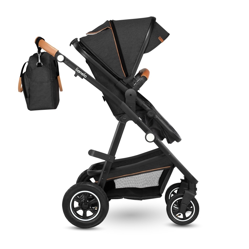 Lionelo - AMBER 2-in-1 Combination Stroller, Grey Graphite