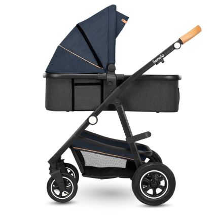 Lionelo - AMBER 2-in-1 Convertible Stroller Navy Blue