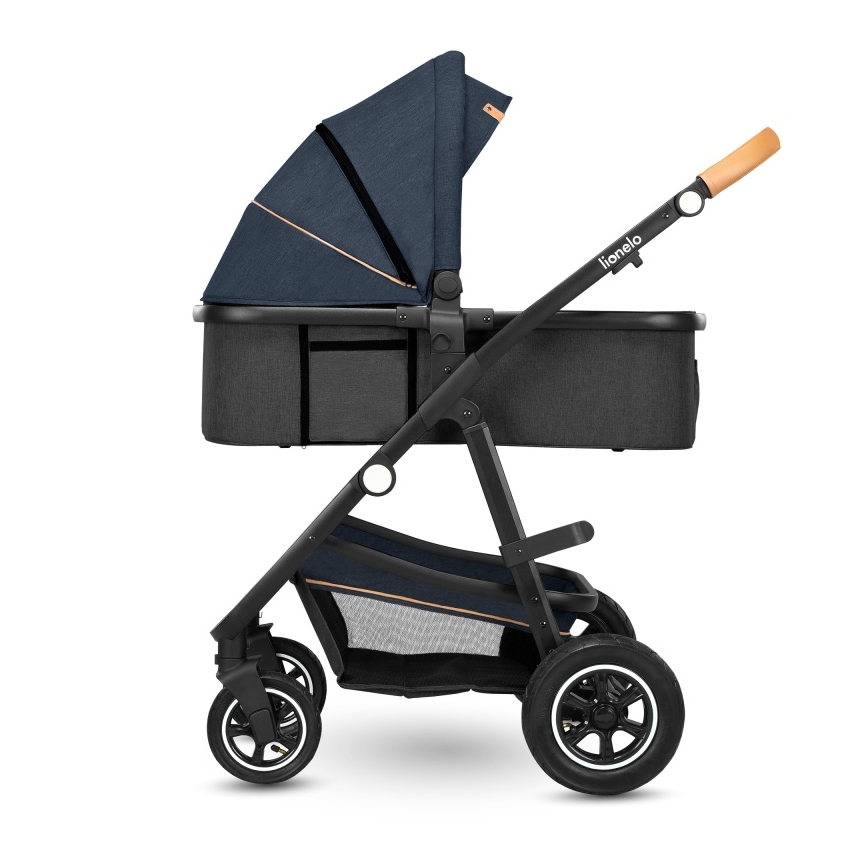 Lionelo - AMBER 2-in-1 Convertible Stroller Navy Blue