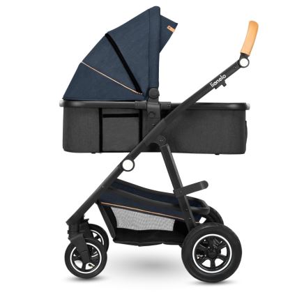 Lionelo - AMBER 2-in-1 Convertible Stroller Navy Blue