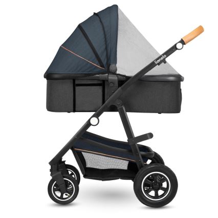 Lionelo - AMBER 2-in-1 Convertible Stroller Navy Blue