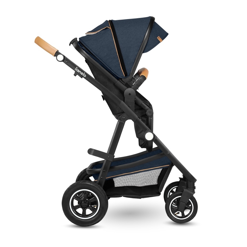 Lionelo - AMBER 2-in-1 Convertible Stroller Navy Blue
