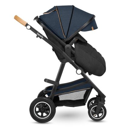 Lionelo - AMBER 2-in-1 Convertible Stroller Navy Blue