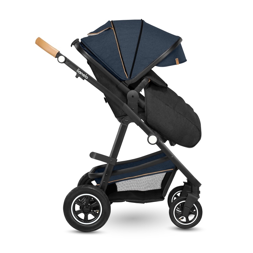 Lionelo - AMBER 2-in-1 Convertible Stroller Navy Blue