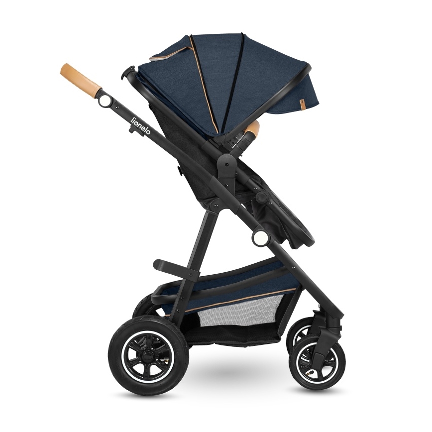 Lionelo - AMBER 2-in-1 Convertible Stroller Navy Blue