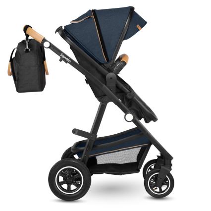 Lionelo - AMBER 2-in-1 Convertible Stroller Navy Blue