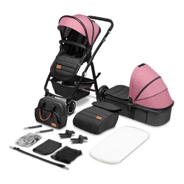 Lionelo - AMBER 2-in-1 Convertible Stroller Pink Rose