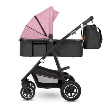 Lionelo - AMBER 2-in-1 Convertible Stroller Pink Rose