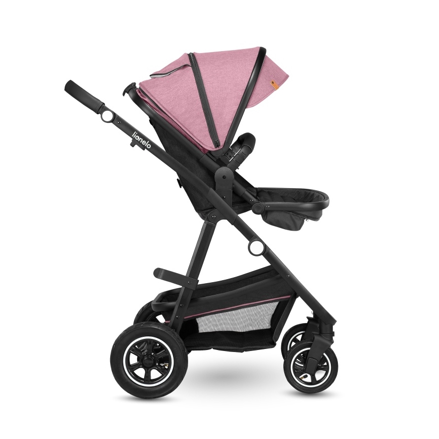 Lionelo - AMBER 2-in-1 Convertible Stroller Pink Rose