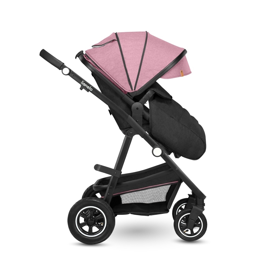 Lionelo - AMBER 2-in-1 Convertible Stroller Pink Rose
