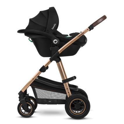 Lionelo - AMBER 3-in-1 Combination Stroller, Black Onyx