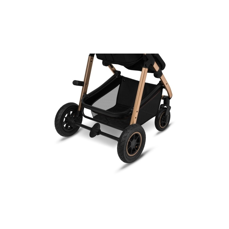 Lionelo - AMBER 3-in-1 Combination Stroller, Black Onyx