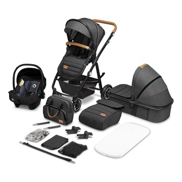 Lionelo - AMBER 3-in-1 Combo Stroller, Grey Graphite