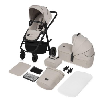 Lionelo - AMBER PLUS 2-in-1 combination stroller Beige Sand