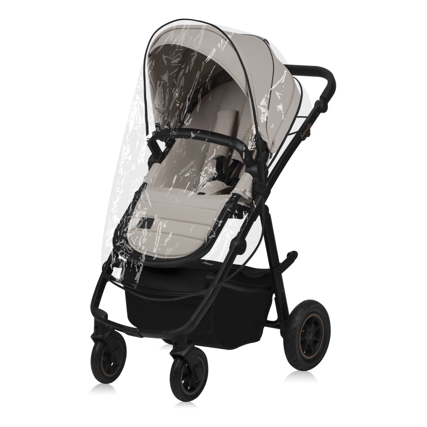 Lionelo - AMBER PLUS 2-in-1 combination stroller Beige Sand