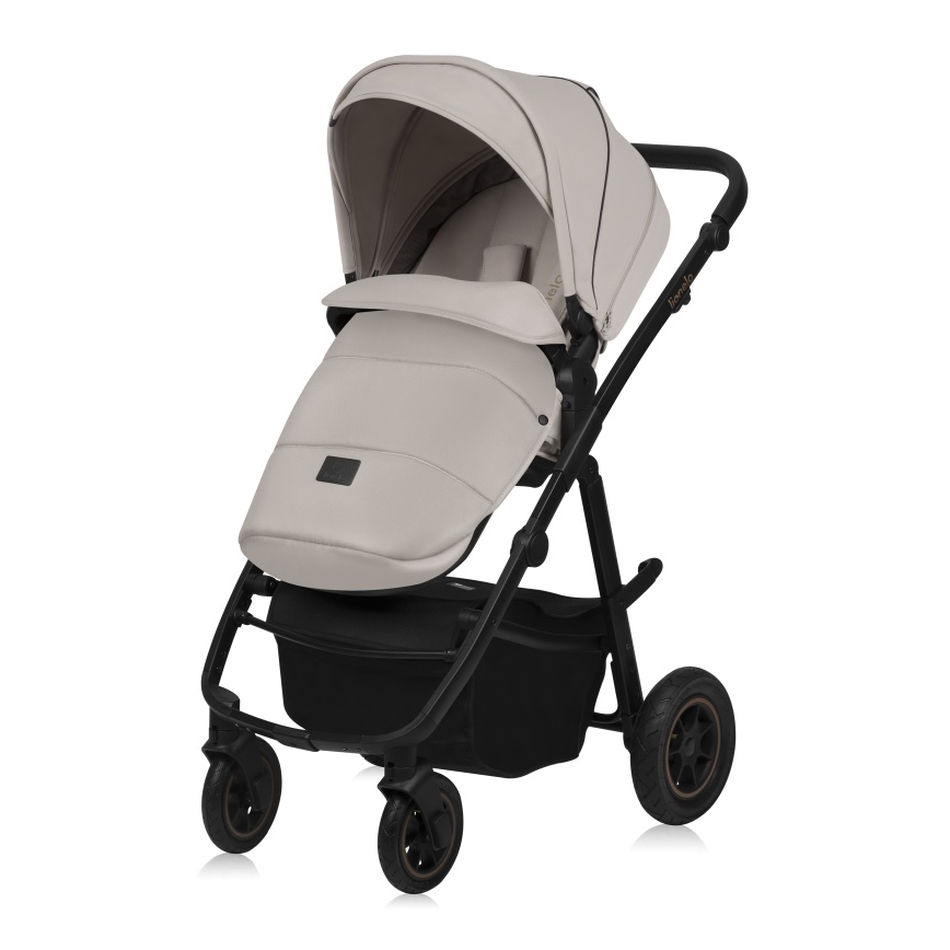 Lionelo - AMBER PLUS 2-in-1 combination stroller Beige Sand