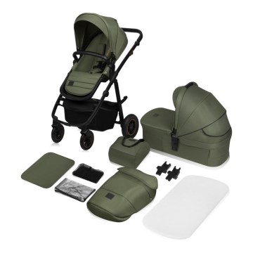 Lionelo - AMBER PLUS 2-in-1 Combination Stroller Green Forest